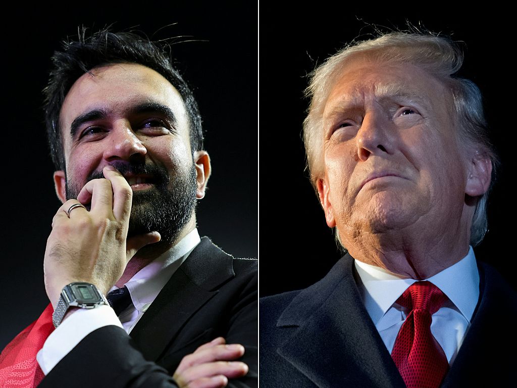 COMBO-US-POLITICS-NEW YORK-TRUMP-MAMDANI