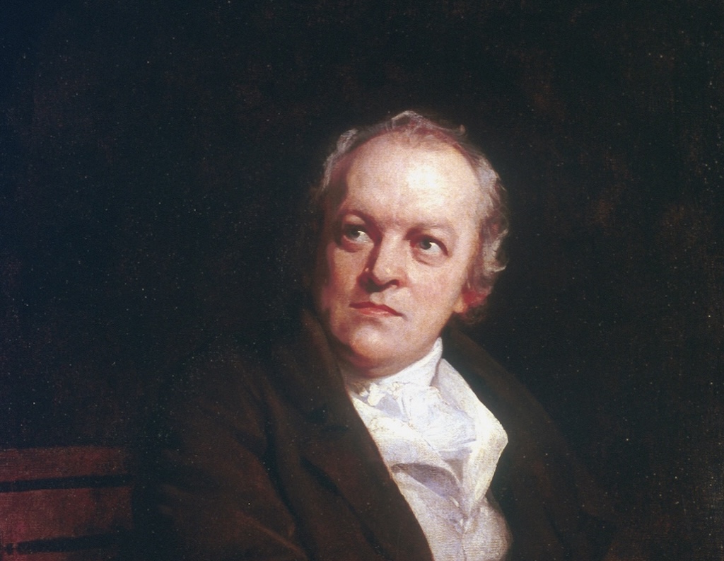 William BLAKE (1757-1827) English mystic, poet, artist and engraver. 1807 portrait by Thomas Phillips. National Portrait Gallery, London