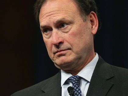 Supreme Court Justice Alito Gives Talk At Georgetown Law School