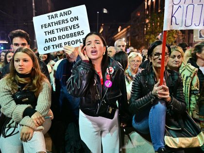 SERBIA-POLITICS-ACCIDENT-DEMONSTRATION