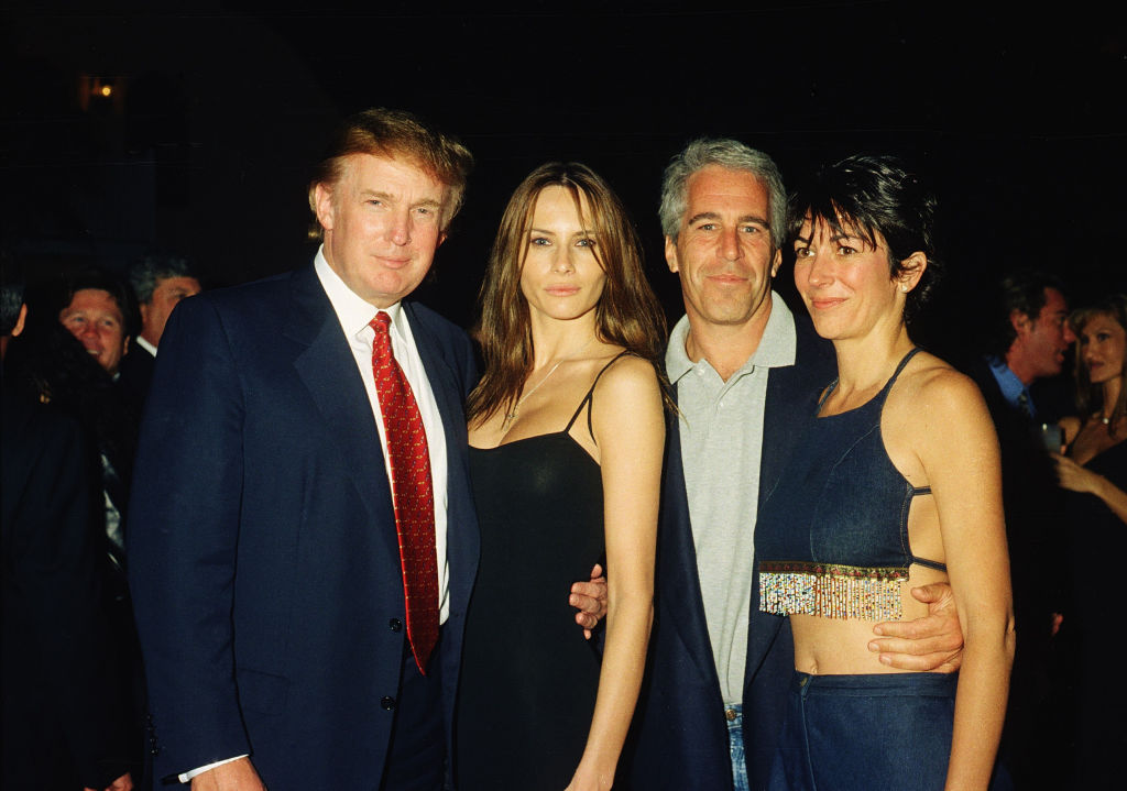 Trump, Knauss, Epstein, &amp;amp; Maxwell At Mar-A-Lago