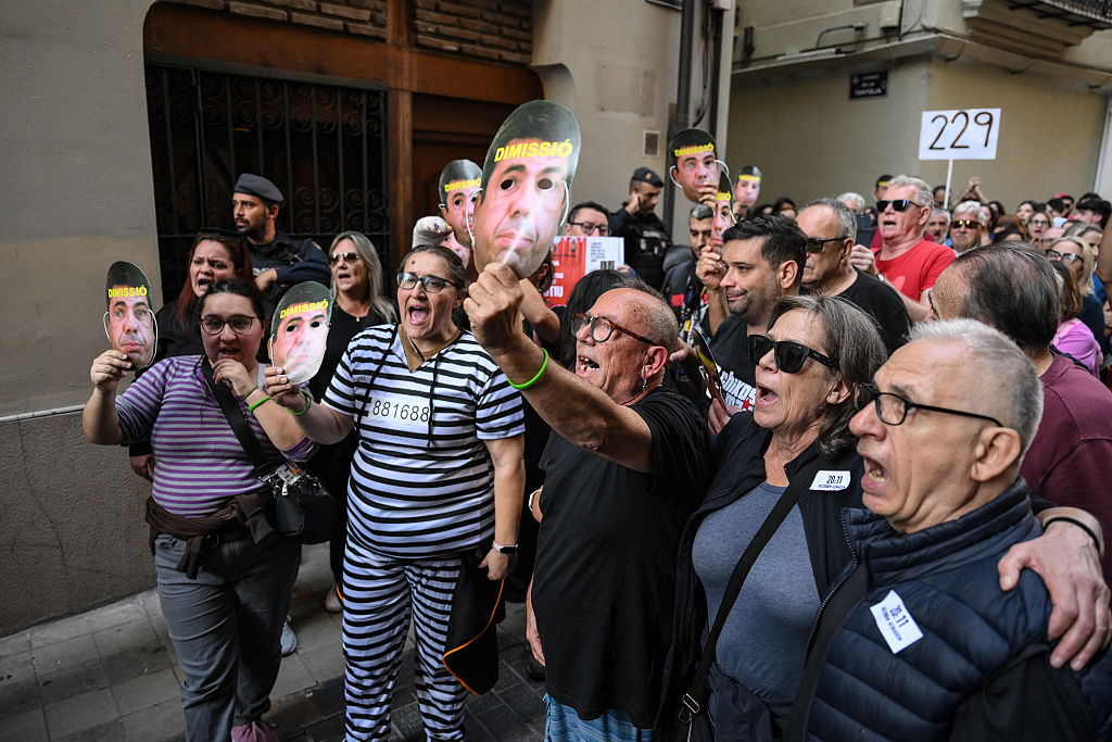 Valencia Flood Anniversary Marked With Tributes And Protests