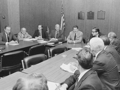 Ronald Reagan Meeting with Advisers