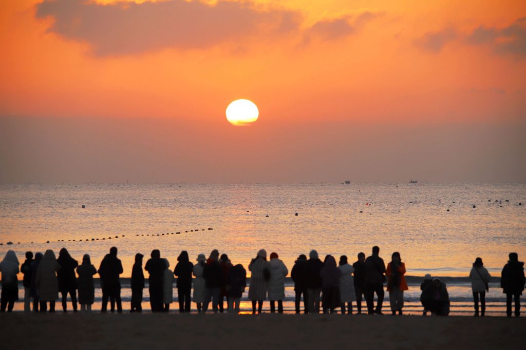 Sunrise On New Year's Day In China