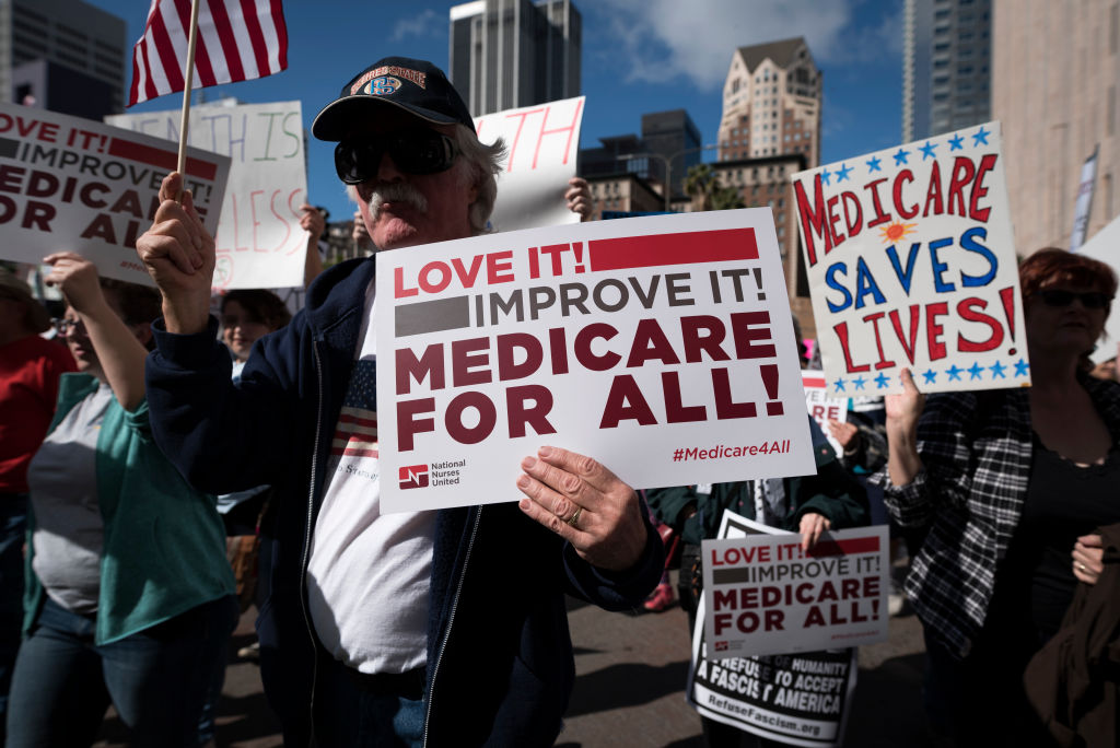 Medicare for All Rally in Los Angeles