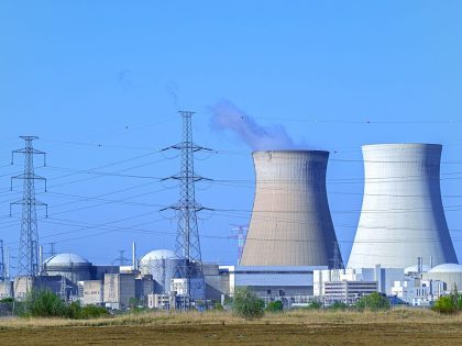 Cooling towers of the Doel Nuclear Power Station