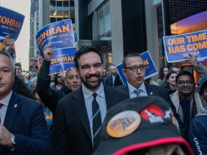 Zohran Mamdani Marches To First Debate In NYC