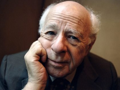 Editor and author Norman Podhoretz at a midtown hotel.