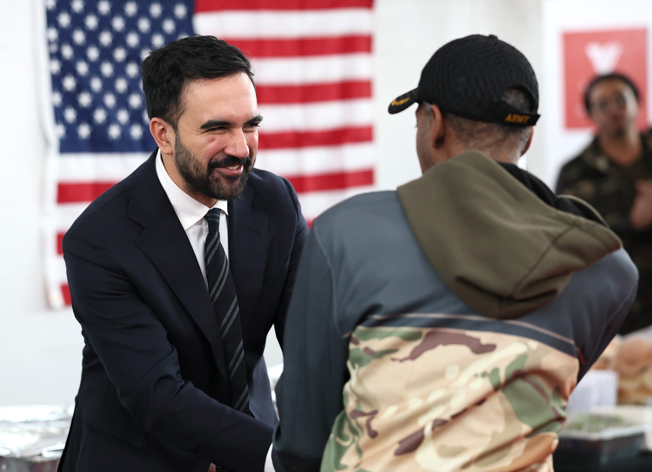 New York Mayor-Elect Mamdani Observes Veterans Day In The Bronx