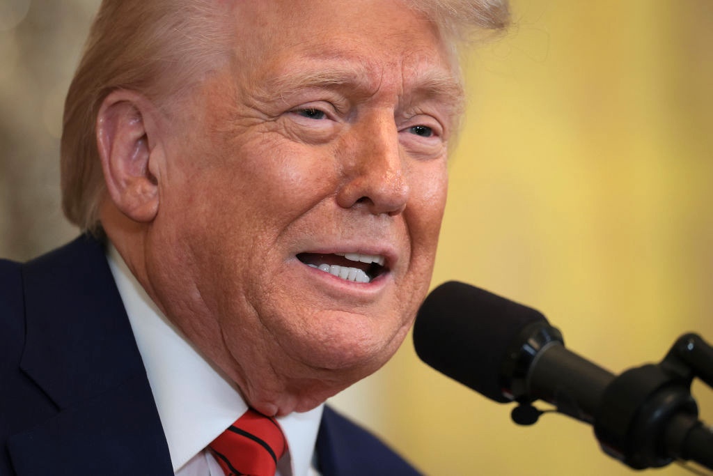 President Trump Holds Reception Honoring Black History Month In The East Room Of The White House