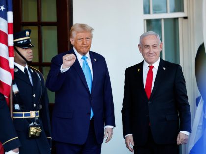 President Trump Meets With Visiting Israeli PM Netanyahu At The White House