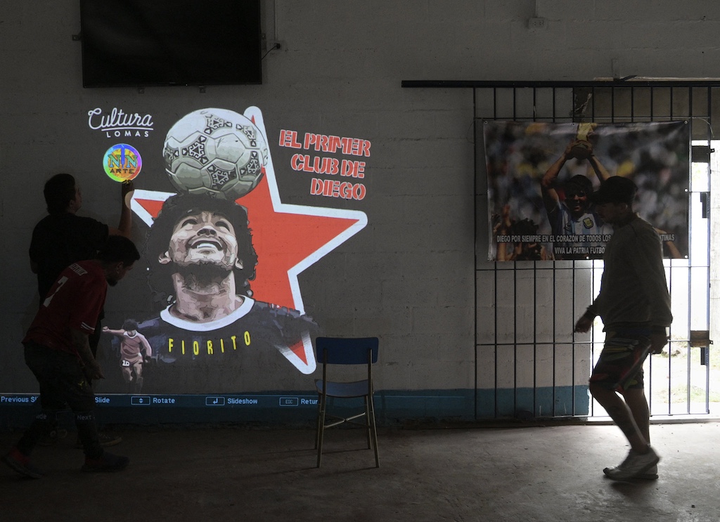 FBL-ARGENTINA-MARADONA-DEATH-ANNIVERSARY