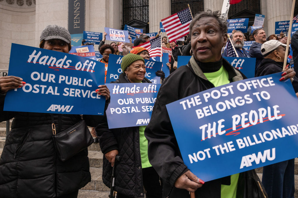 Rally For USPS As Trump Says He's Considering Merging Agency Into Commerce