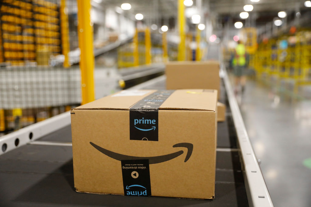 Amazon Fulfillment Center Operates On Cyber Monday