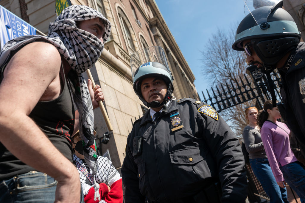 Rally Held Outside Columbia University In Support Of Mahmoud Khalil