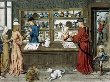 A goldsmith's shop by Jean de Mandeville