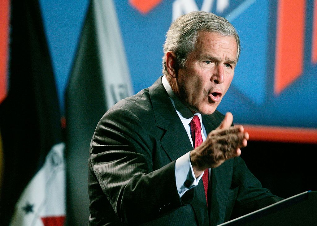 President Bush Gives Speech On War On Terror