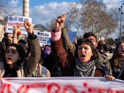 Protest After The Arrest Of Ekrem mamolu In Istanbul, Turkey