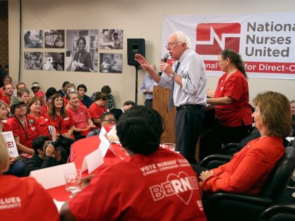 Bernie Sanders Addresses "Brunch With Bernie" Campaign Event In Oakland