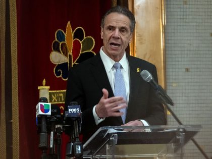 New York City Mayoral Candidate And Former Gov. Andrew Cuomo Delivers Address On Antisemitism