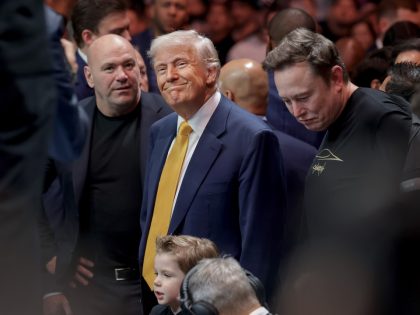 President Trump Attends UFC Title Fight