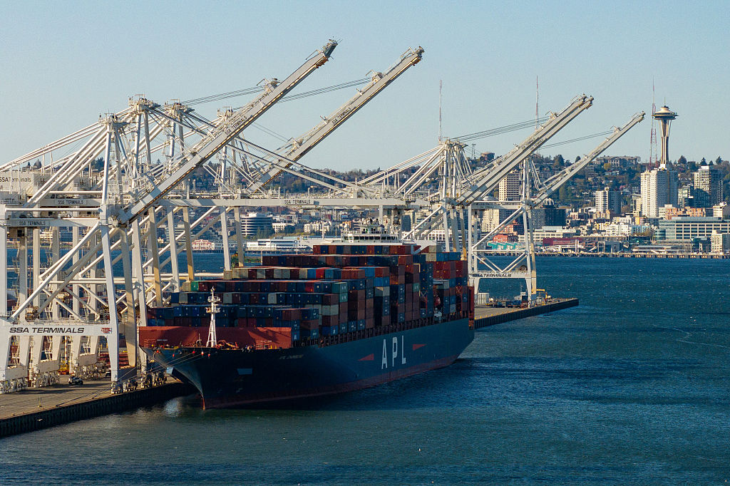 Operations At The Port Of Seattle Amid Trump's Trade War