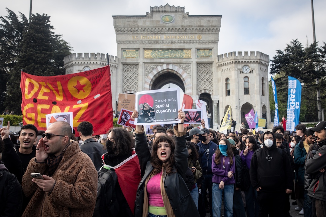 Students Continue Protests Over Mayor Imamoglu's Arrest