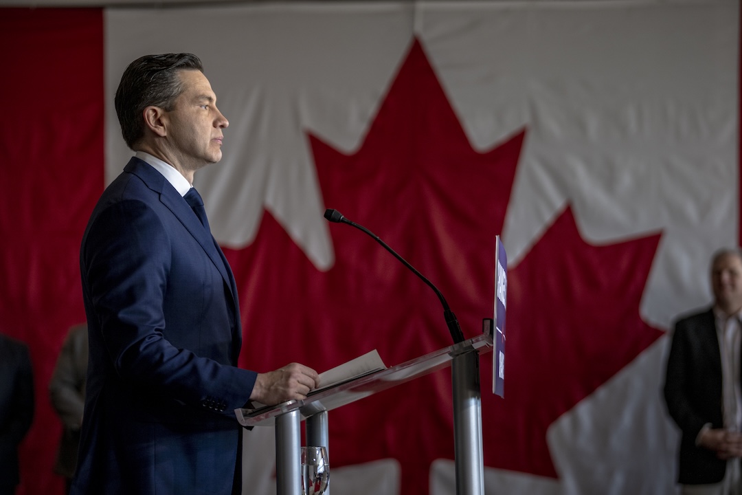 Canada's Conservative Party Leader Pierre Poilievre Holds Campaign Event In Montreal