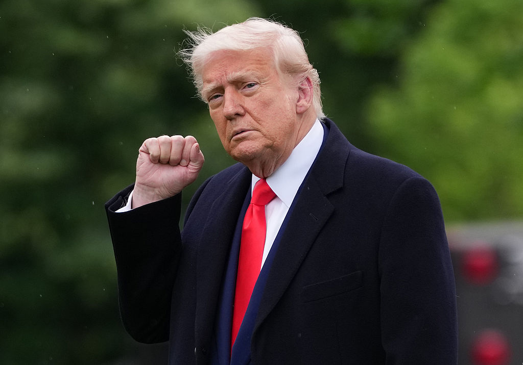 President Trump Attends Private Cryptocurrency Dinner At Trump National Golf Club