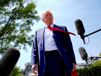 President Trump Departs The White House En Route To Michigan
