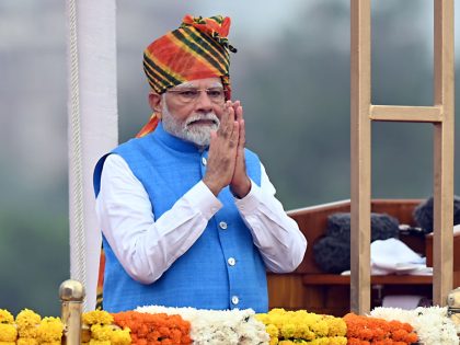 India Prime Minister Narendra Modi Delivers Annual Independence Day Speech
