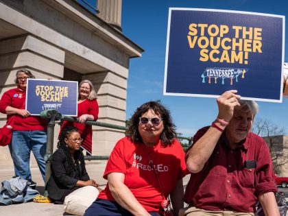 Tennessee Educators Gather In Nashville To Protest Proposed School Voucher Legislation