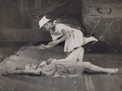 Léonide Massine And Boris Lisanevich In The Ballet "Mercure" By Erik Satie