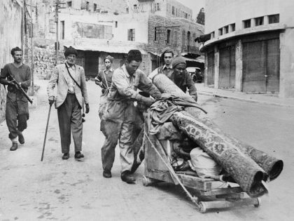 Jewish Military Leading Arabs Out