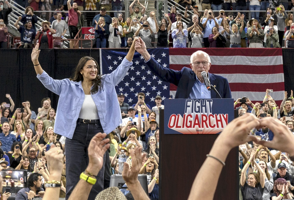 Bernie Sanders Holds "Fighting Oligarchy" Rally In Idaho