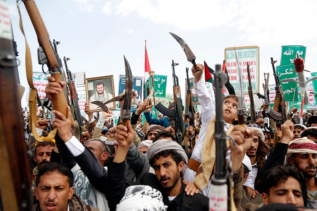 Demonstration Held After US Announcement Stopping Strikes On Houthis in Yemen
