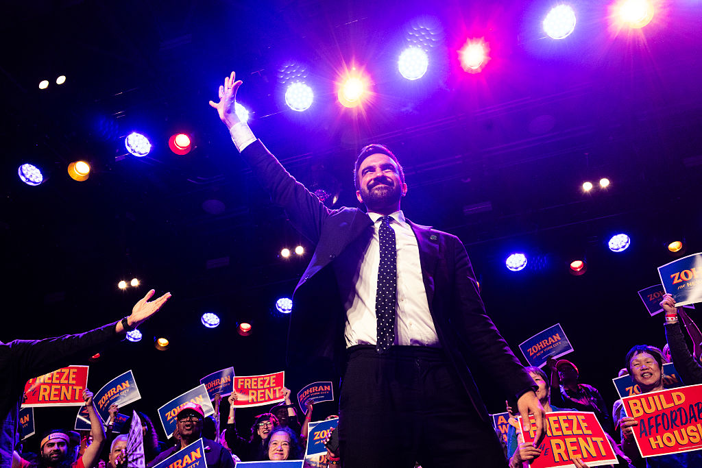 Zohran Mamdani campaign rally for mayor of New York City