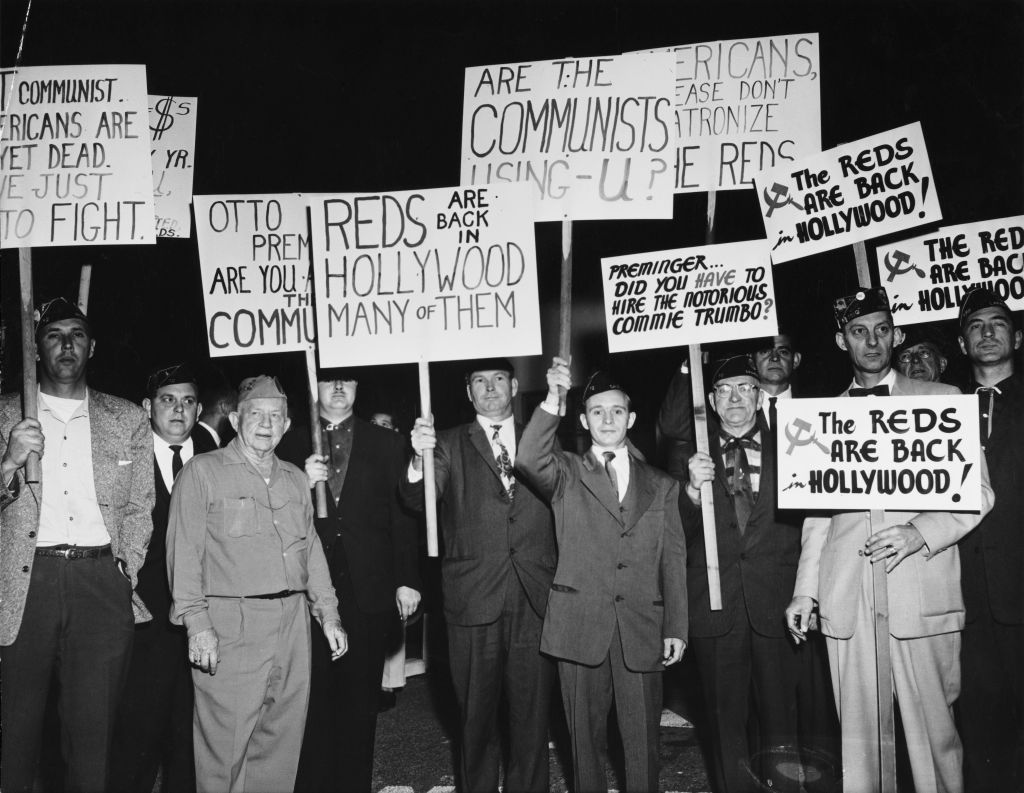 Anti-Communism Demo in Hollywood