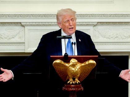 President Trump Holds Kennedy Center Board Dinner