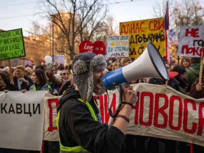 SERBIA-EDUCATION-STUDENTS-POLITICS-DEMONSTRATION-ACCIDENT