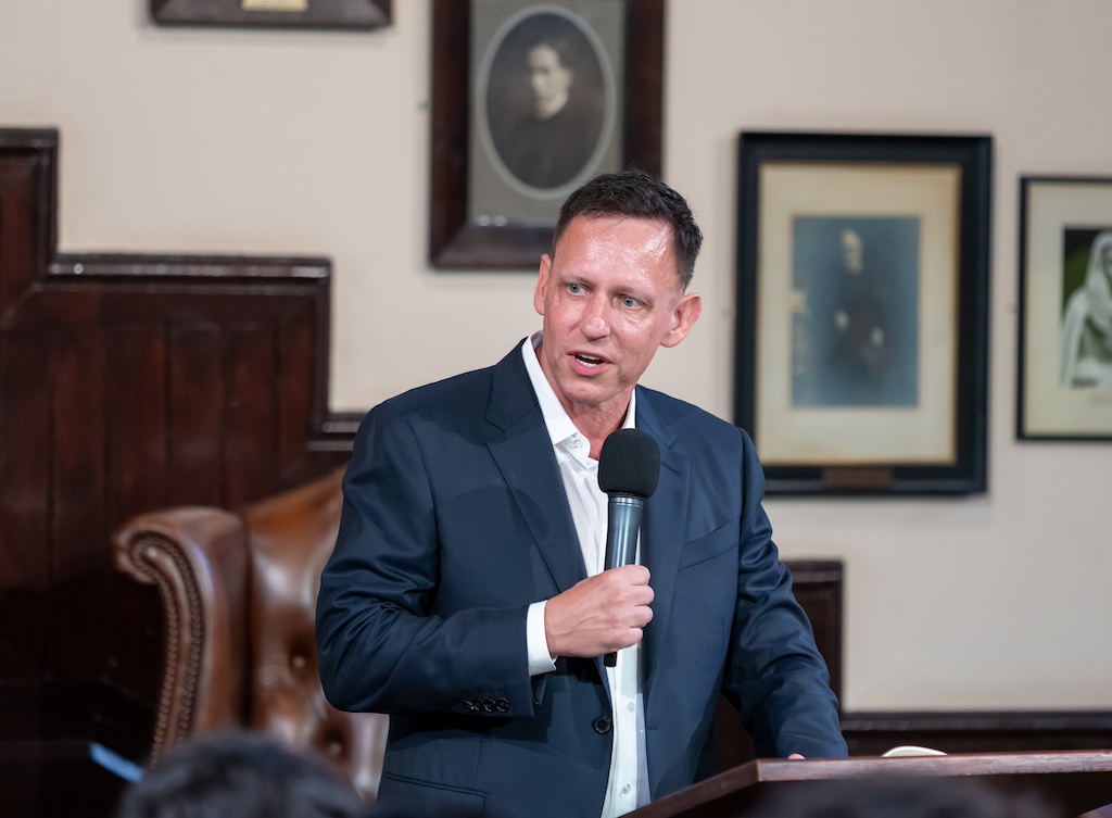 Peter Thiel Speaks At The Cambridge Union