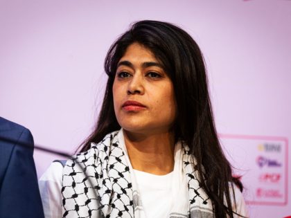 Rima Hassan, candidate for La France Insoumise at the
