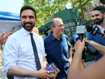 Mayoral Candidate Zohran Mamdani Campaigns In NYC On Primary Day