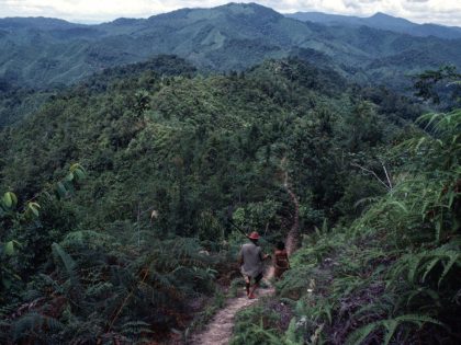 Le peuple Iban sur l'île de Bornéo