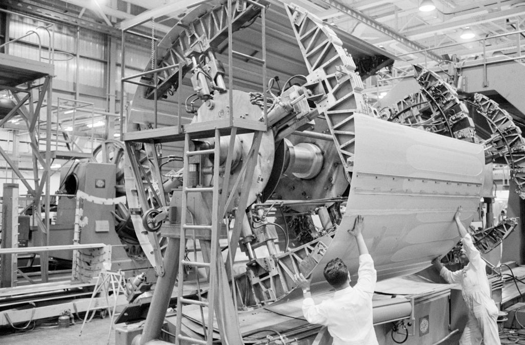 Workers At The Glenn L. Martin Aviation Company