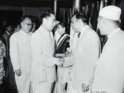 Asian Leaders Shaking Hands