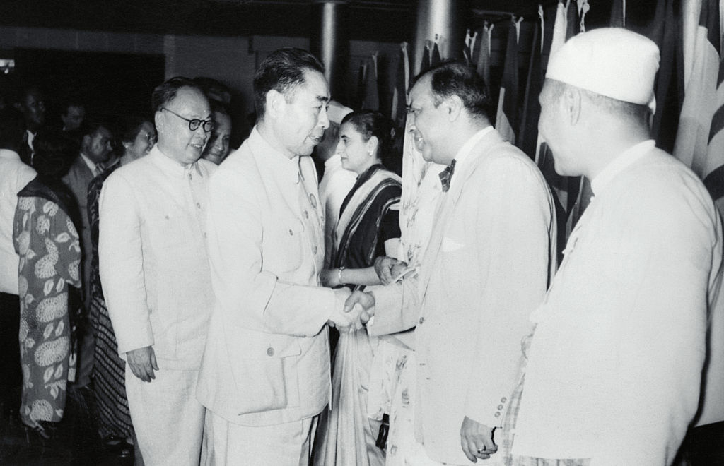 Asian Leaders Shaking Hands