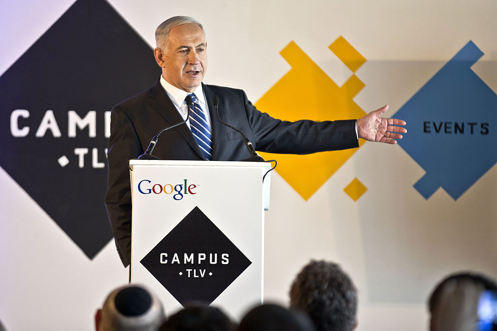 ISRAEL-GOOGLE-NETAYAHU