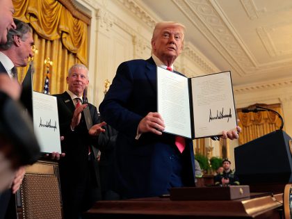 President Trump Signs Executive Order On Energy Production