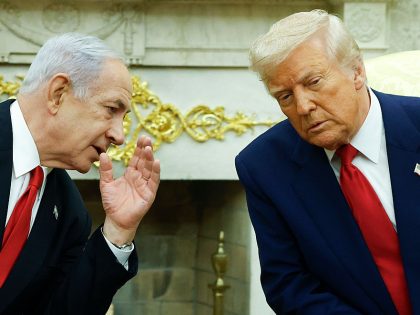 President Trump Meets With Visiting Israeli PM Netanyahu At The White House